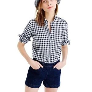 J.Crew Denim High Waist Side Zip Shorts 27
